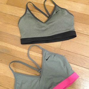 2 Nike Dri-Fit Sports Bras